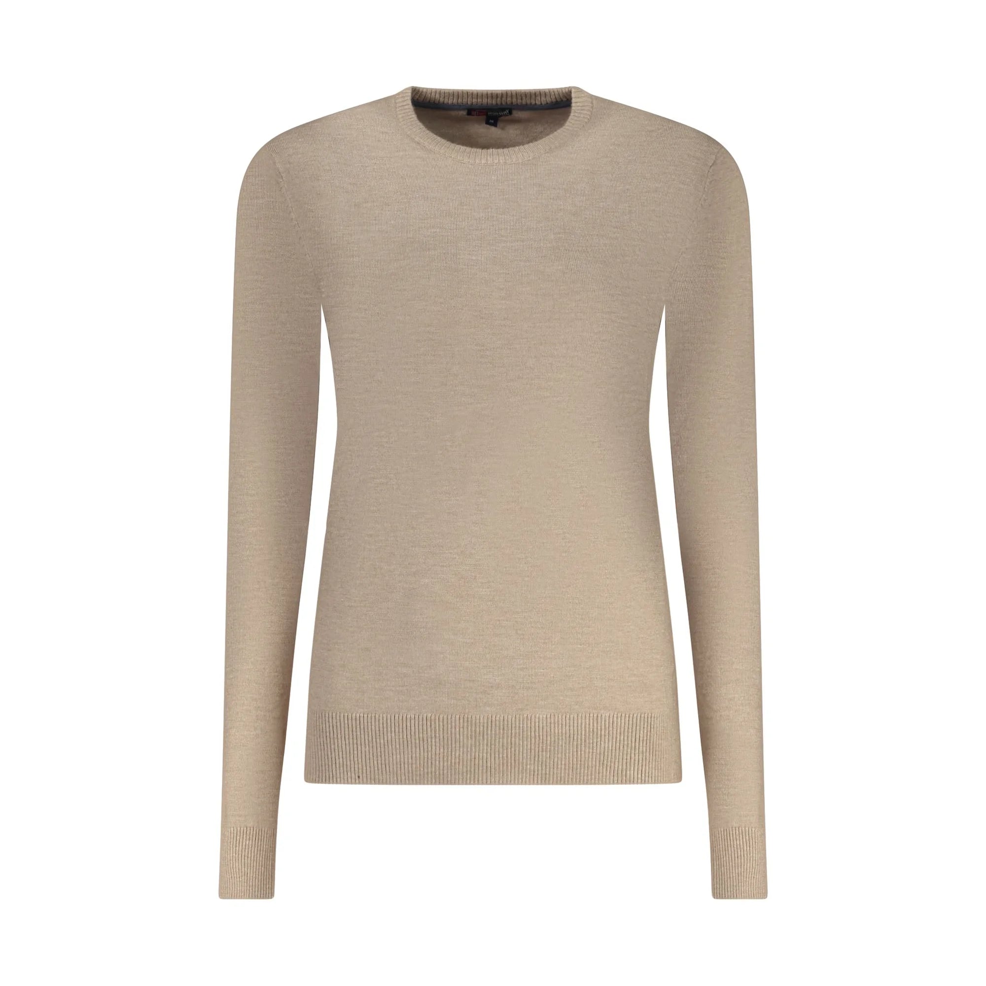Norway 1963 Maglia Donna Beige Girocollo Maniche Lunghe Logo Maglie - foto prodotto